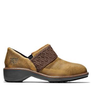 Timberland Női PRO Riveter Alloy Toe SD Slip On Barna